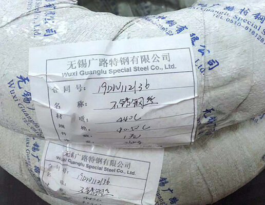 High Carbon AISI 440C Stainless Steel Wire Round Bar in Straightened Lengths