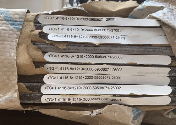 High Hardness DIN X50CrMoV15 Stainless Steel Flat Rolled Sheet EN 1.4116 Plate