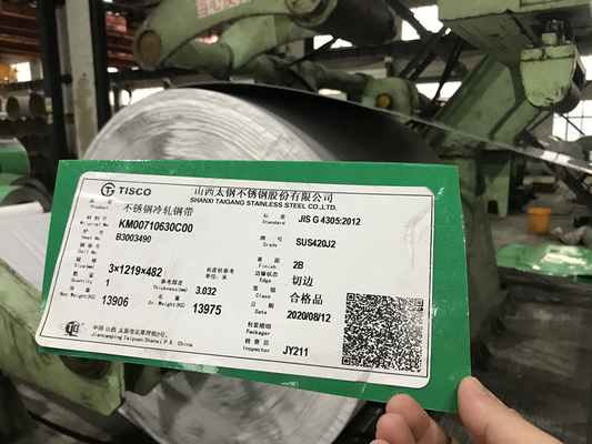 420 Stainless Steel Coil Strip And Sheet Material JIS SUS420J1 SUS420J2