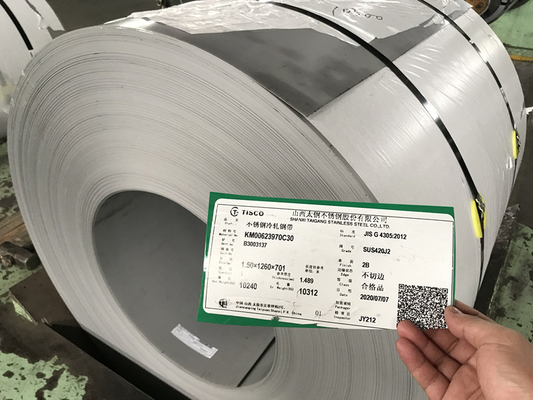 420 Stainless Steel Coil Strip And Sheet Material JIS SUS420J1 SUS420J2