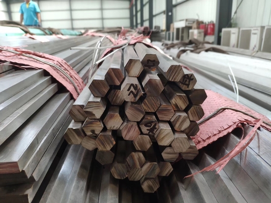 Stainless Steel Bars Flat Square Round Hexagonal Shapes 304 316