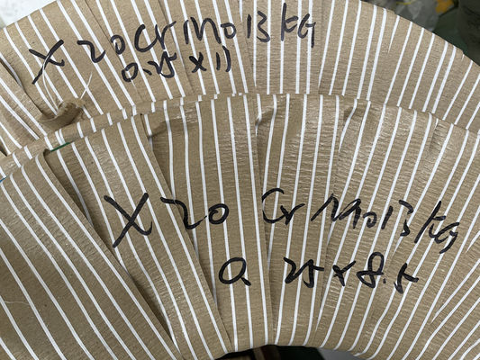 Schlitz-Streifen des Edelstahl-X20CrMo13 in Spule en 1,4120